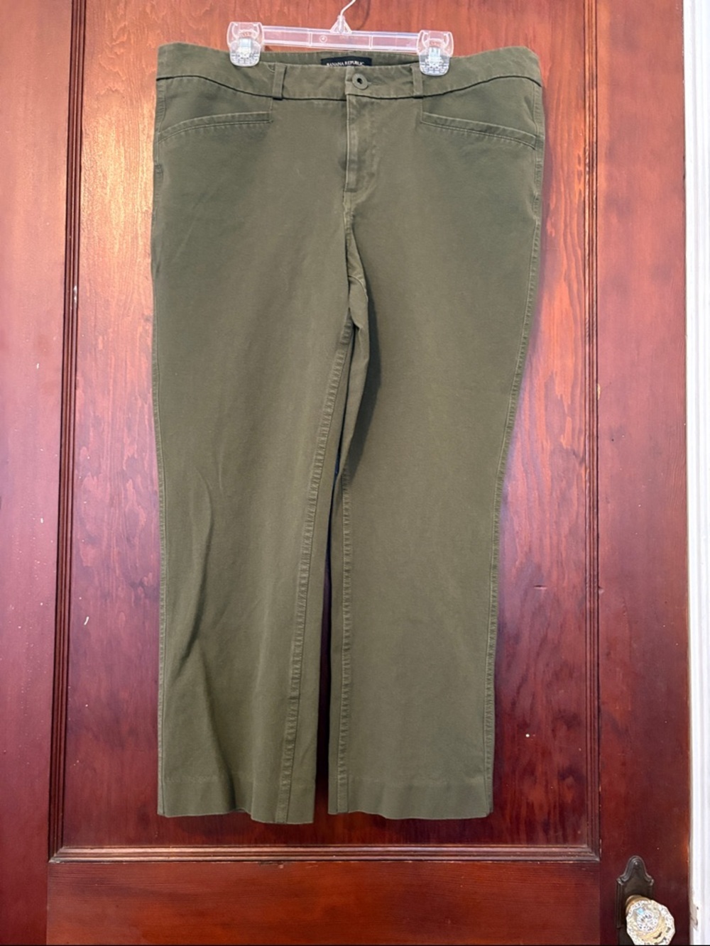 THREE PAIR Banana Republic Women's Stretch Straight-Leg Chinos - Picture 6 of 14